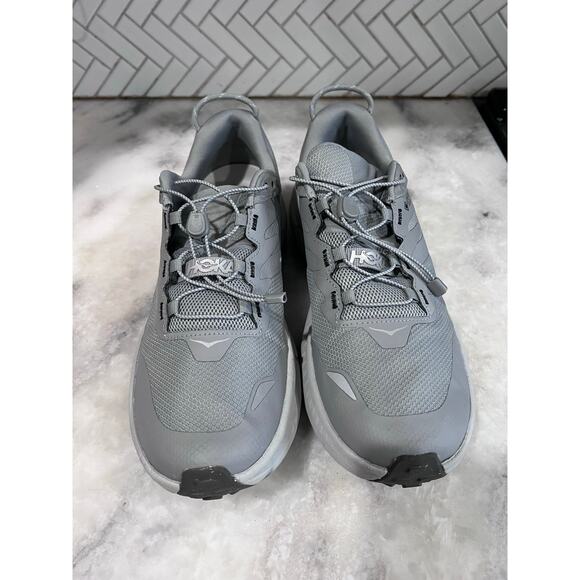 HOKA One One Transport GTX Men’s Size 10.5 Gray Gore-Tex Waterproof Trail Shoes - Picture 2 of 16